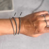 Thin Diamond Line Bracelet